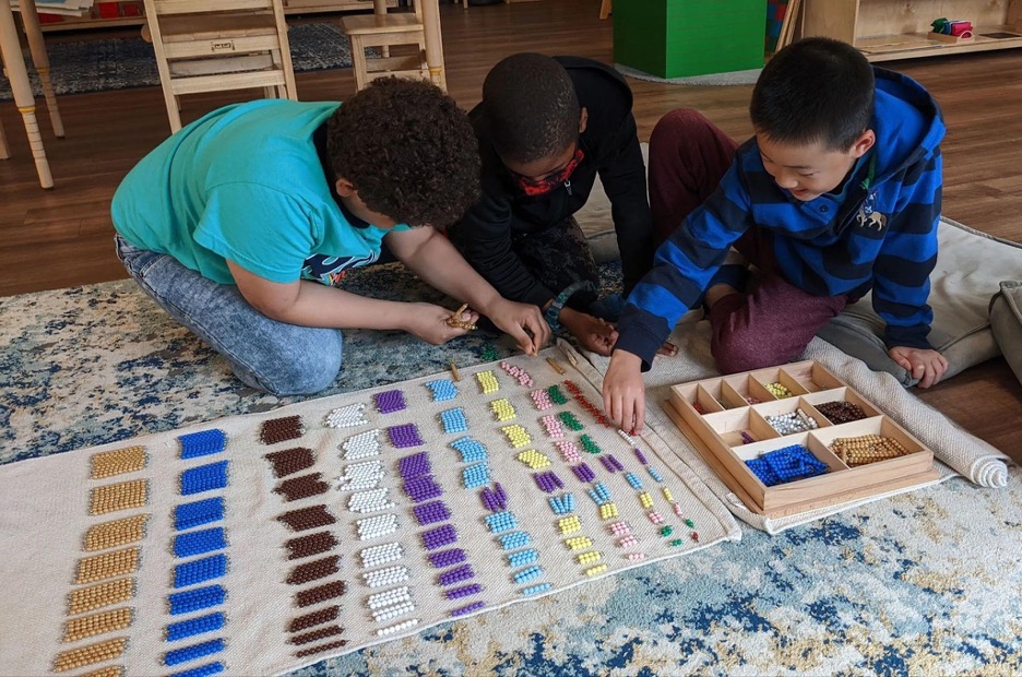 Montessorium students in classroom